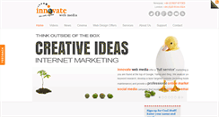 Desktop Screenshot of innovatewebmedia.com